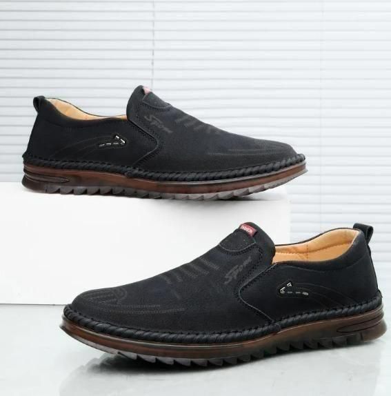 Men Leather Soft Casual Shoes - Gadgetbro