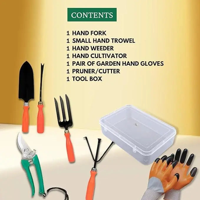 6 in 1 Garden Tools with Box - Gadgetbro