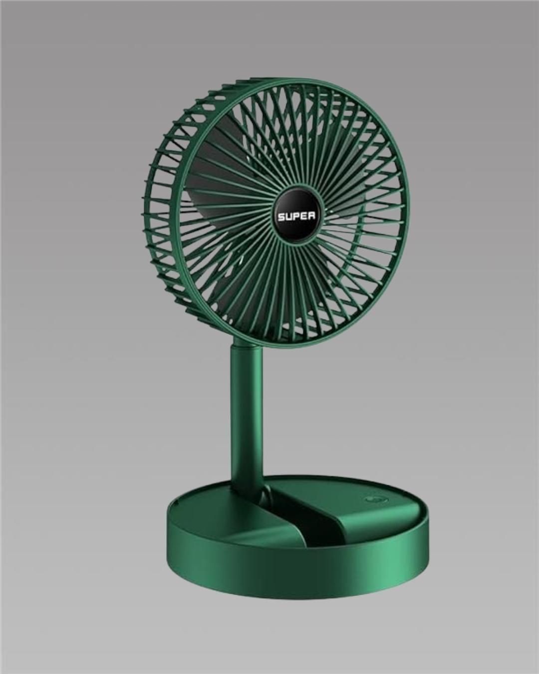 Adjustable Height Telescopic Rechargeable Standing Fan Rechargeable Pedestal Fan - Gadgetbro