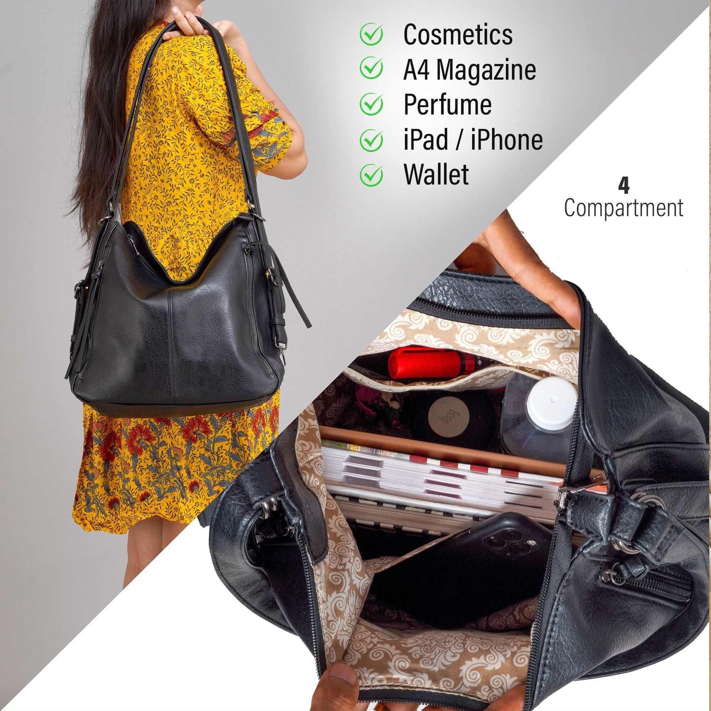 3-Pcs Handbags Set for Women - Gadgetbro