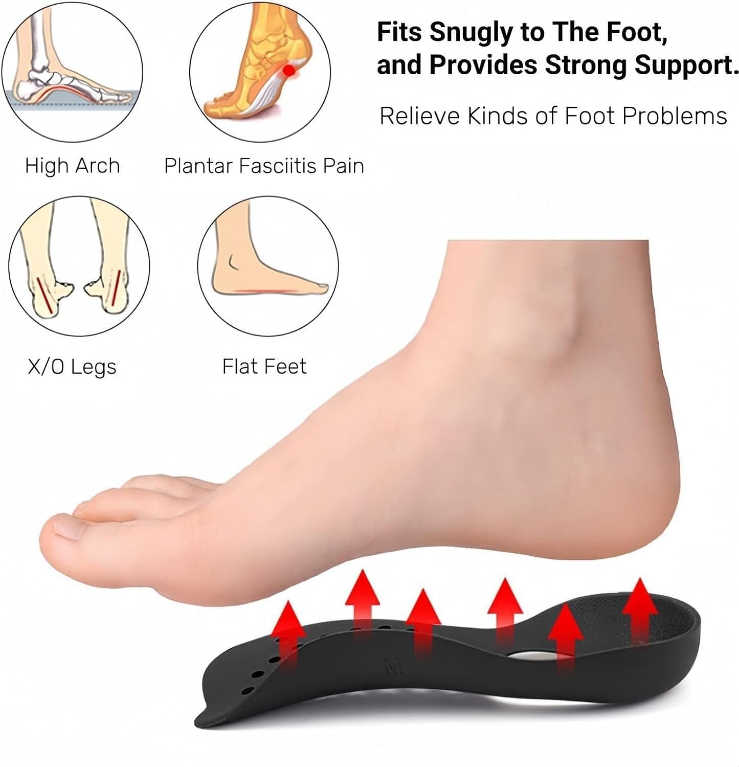Foot Arch Support Shoes Insoles for Men & Women - Gadgetbro