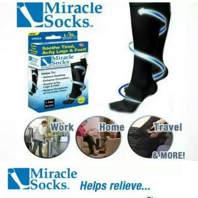 Anti Fatigue Compression Miracle Socks (Pair of 1) - Gadgetbro