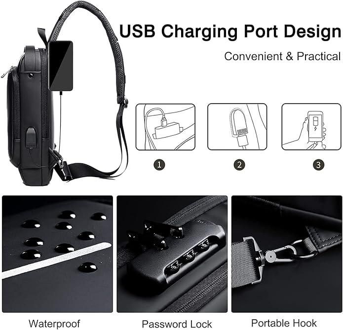 Sling Bag for Men & Women - Gadgetbro