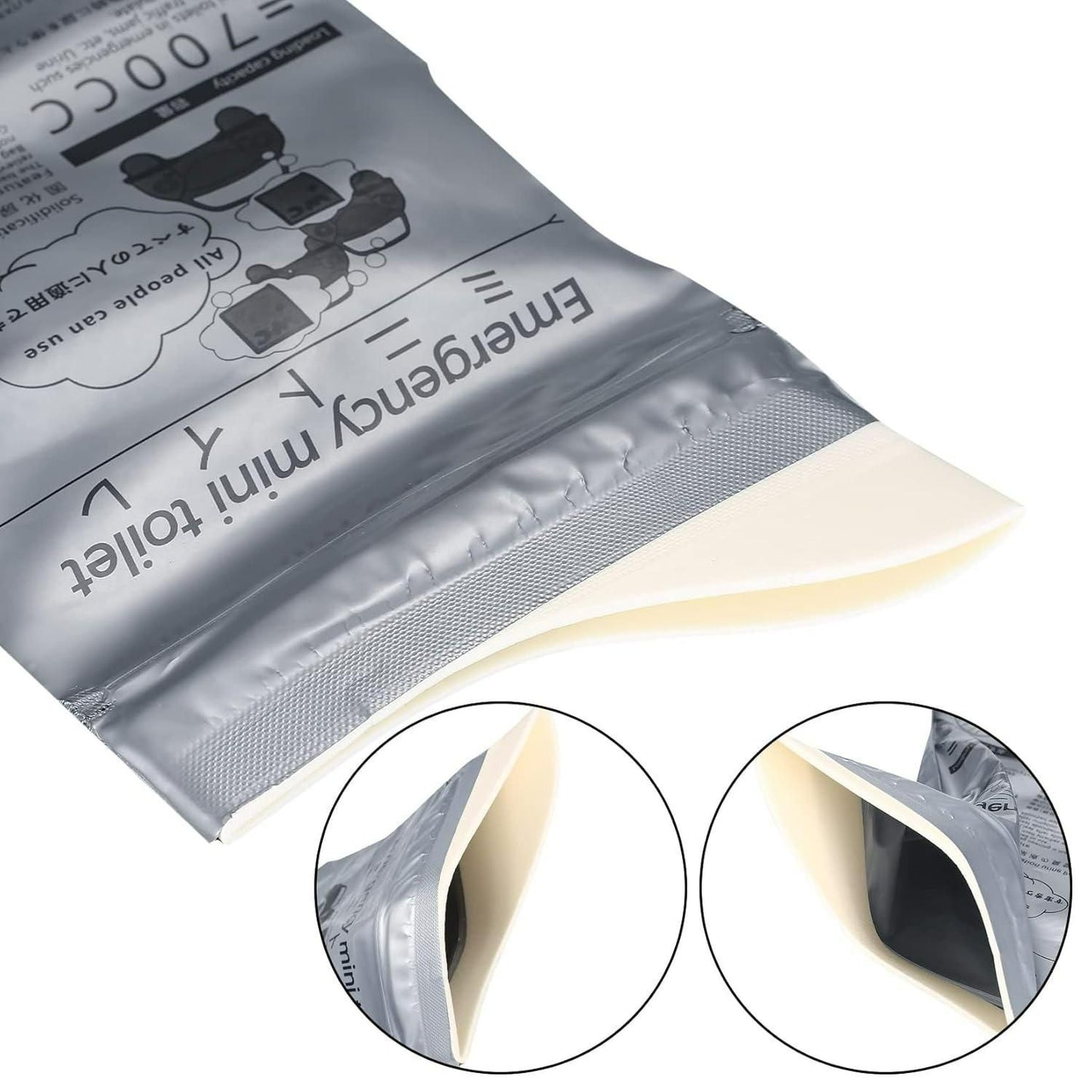 Emergency Mini Toilet-Urine Bag (Pack of 4) - Gadgetbro