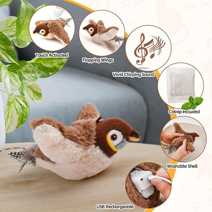 Flapping Cat Toy - Gadgetbro