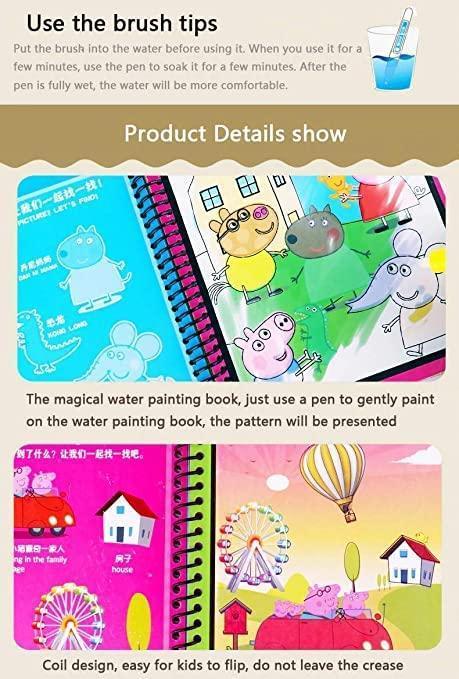 Reusable Magic Water Painting Book - Gadgetbro