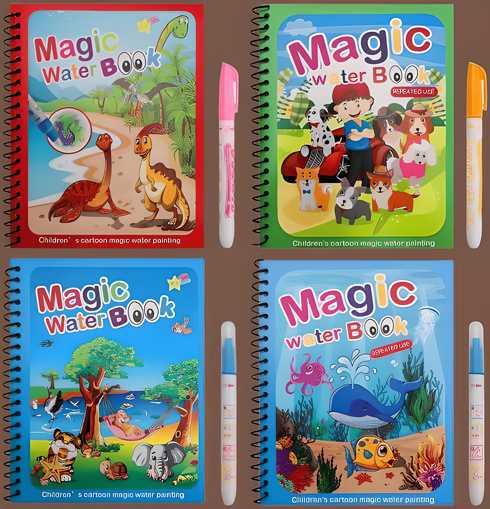 Reusable Magic Water Painting Book - Gadgetbro