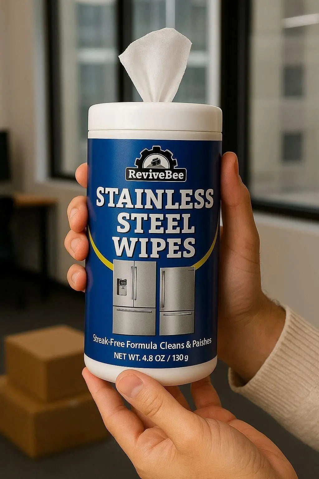 Stainless Steel Cleaning Wipes 130gm - Gadgetbro