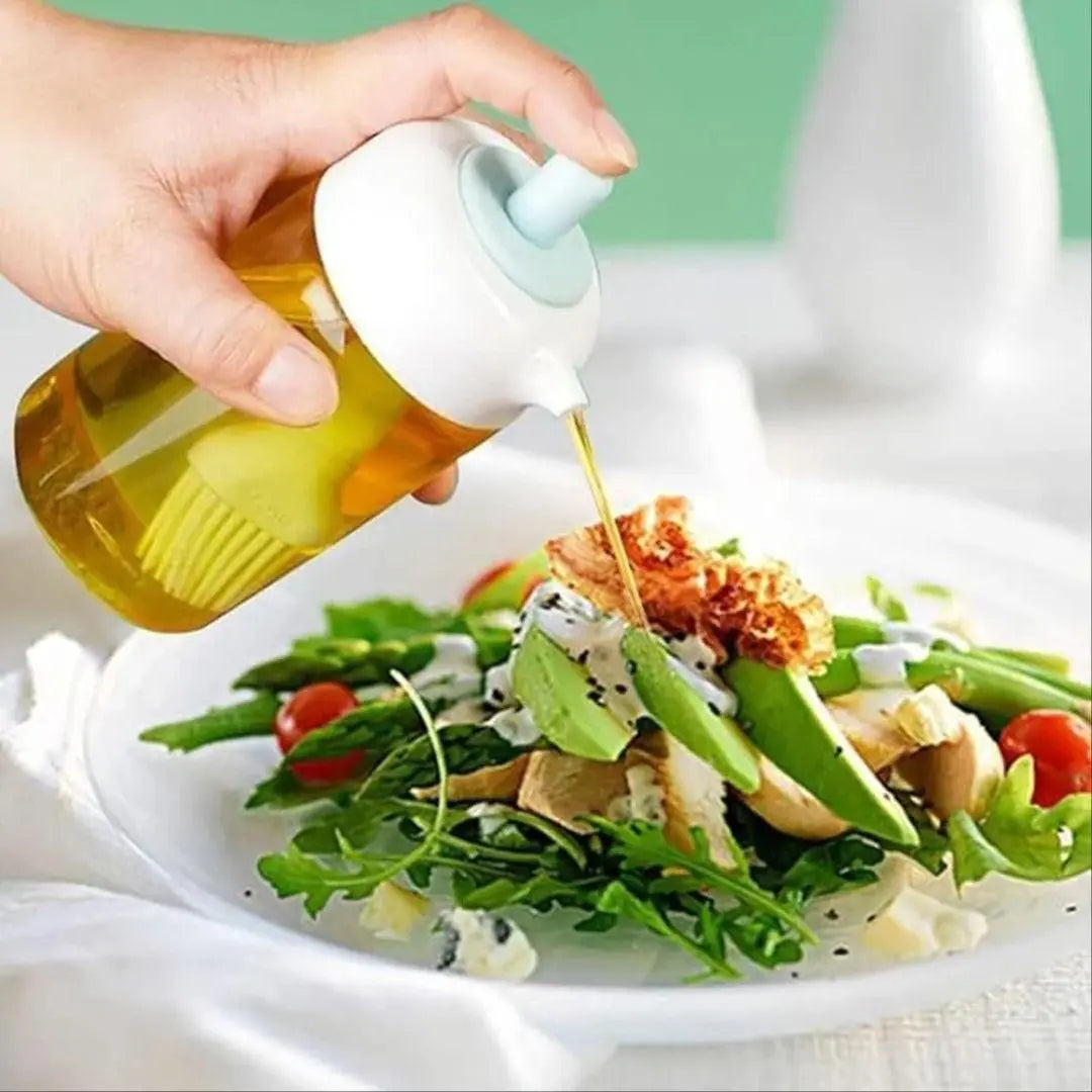 Plastic 2 In 1 Oil Dispenser 250 ml - Gadgetbro