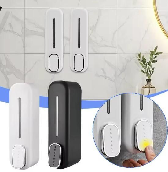 Press Wall-Mounted Dispenser Soap Manual - Gadgetbro