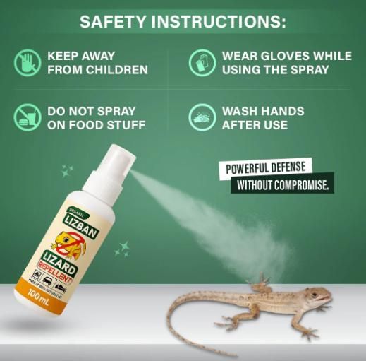 Lizard Repellent Spray 100Ml (Pack of 3) - Gadgetbro