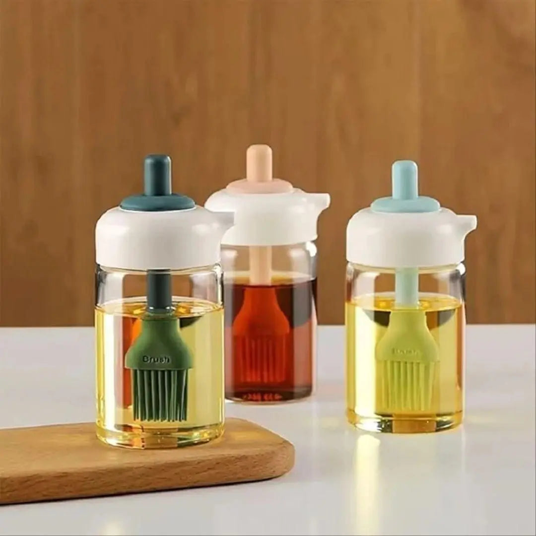 Plastic 2 In 1 Oil Dispenser 250 ml - Gadgetbro