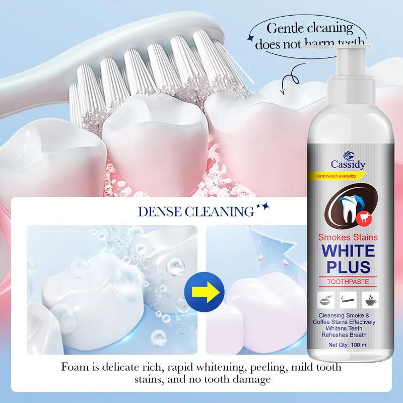 Cassidy Smokes Stains White Plus Liquid Toothpaste 100ml Pack of 1