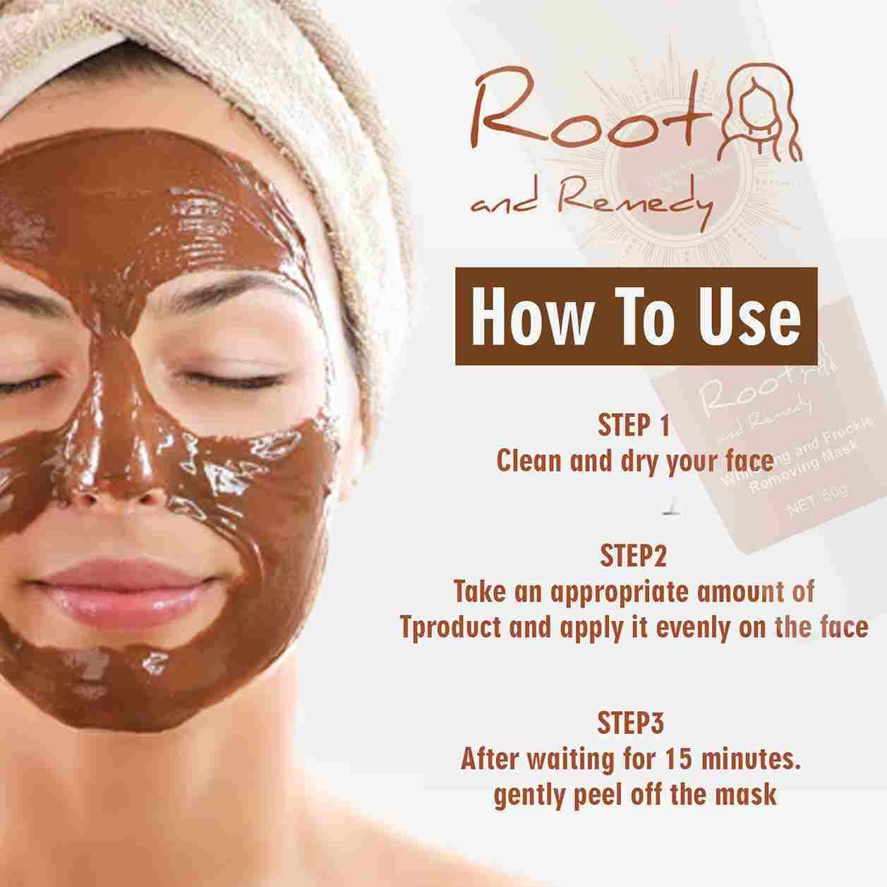 whitening face mask