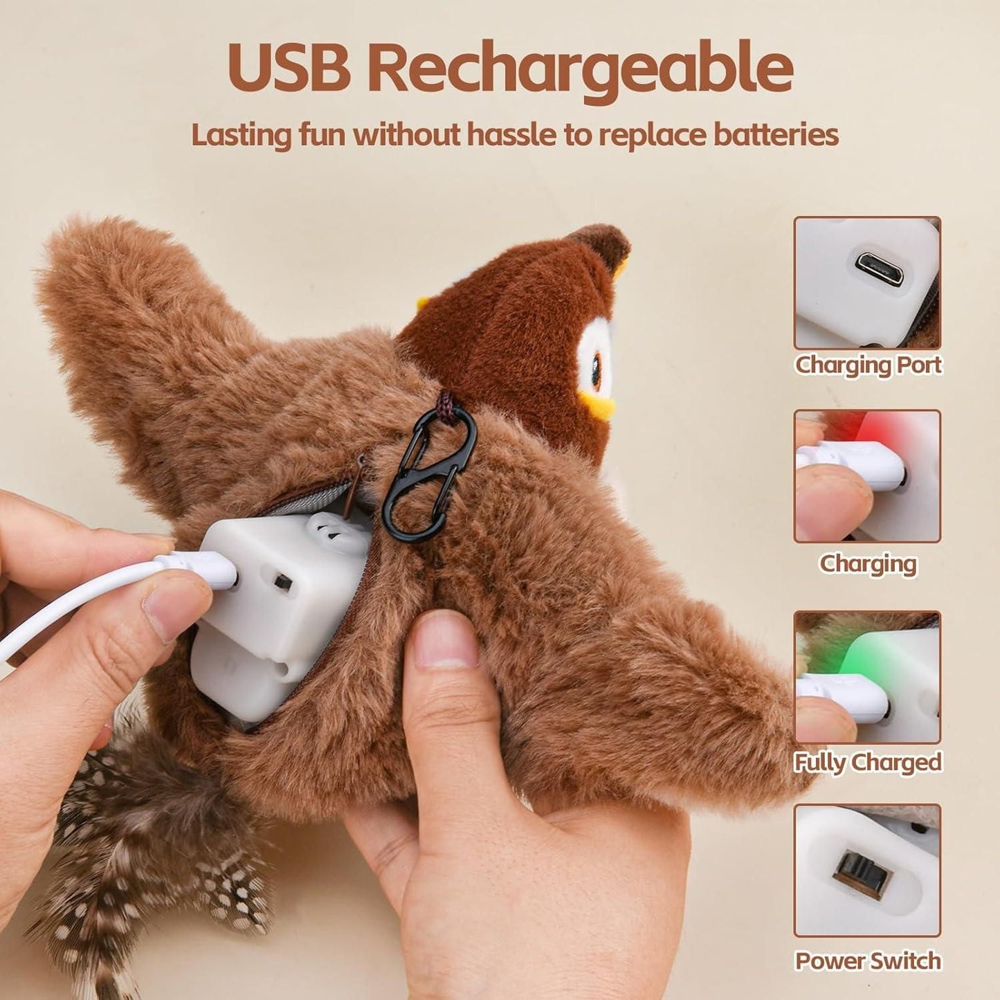 Flapping Cat Toy - Gadgetbro