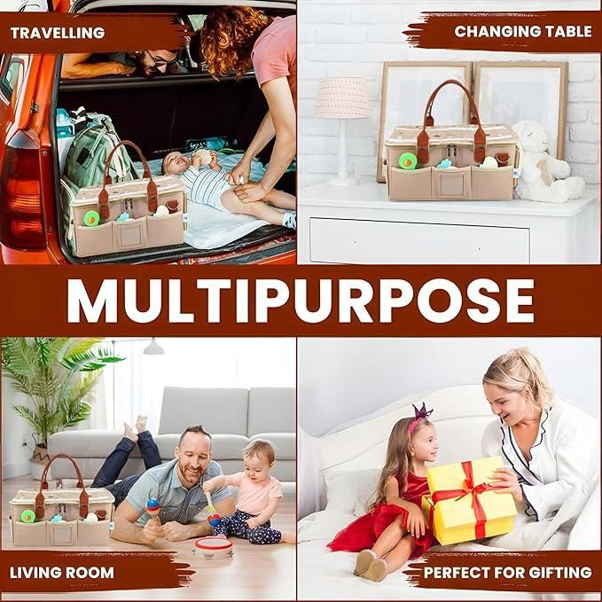 Nursery Storage Organizer-Foldable and Portable for Travelling - Gadgetbro