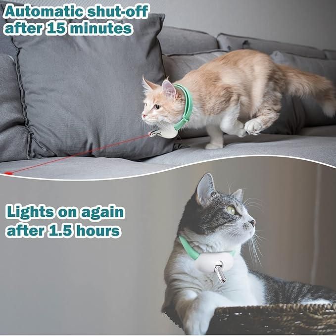 Pet Laser Collar Self Teasing Toy - Gadgetbro
