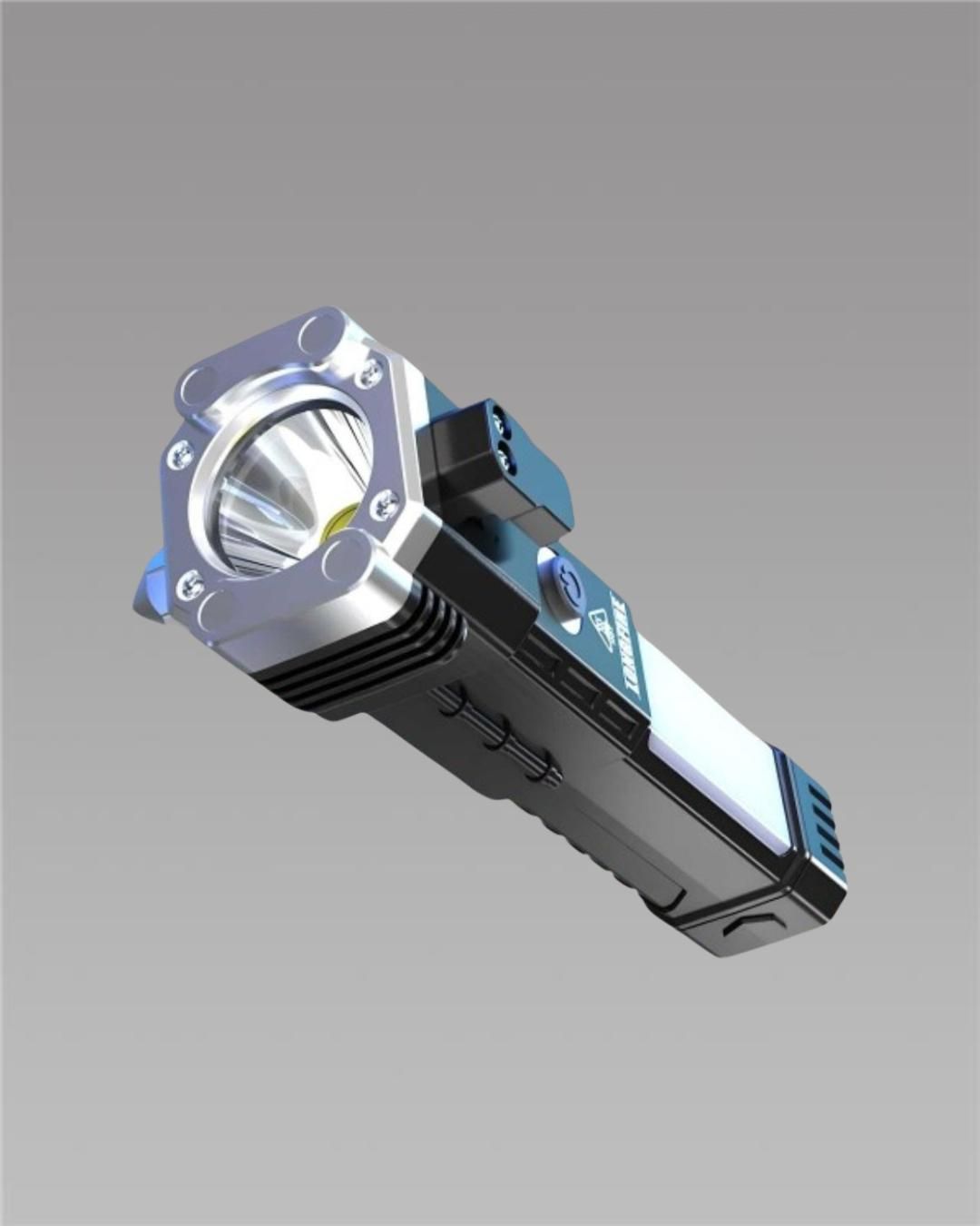 Portable Rechargeable Torch LED Flashlight - Gadgetbro