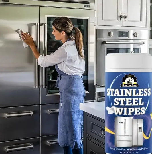 Stainless Steel Cleaning Wipes 130gm - Gadgetbro