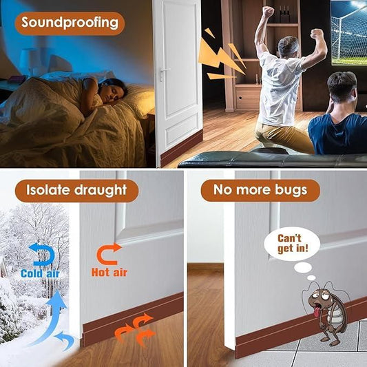 Self-Adhesive 1m Wood Floor Transition Strip Tape - Gadgetbro