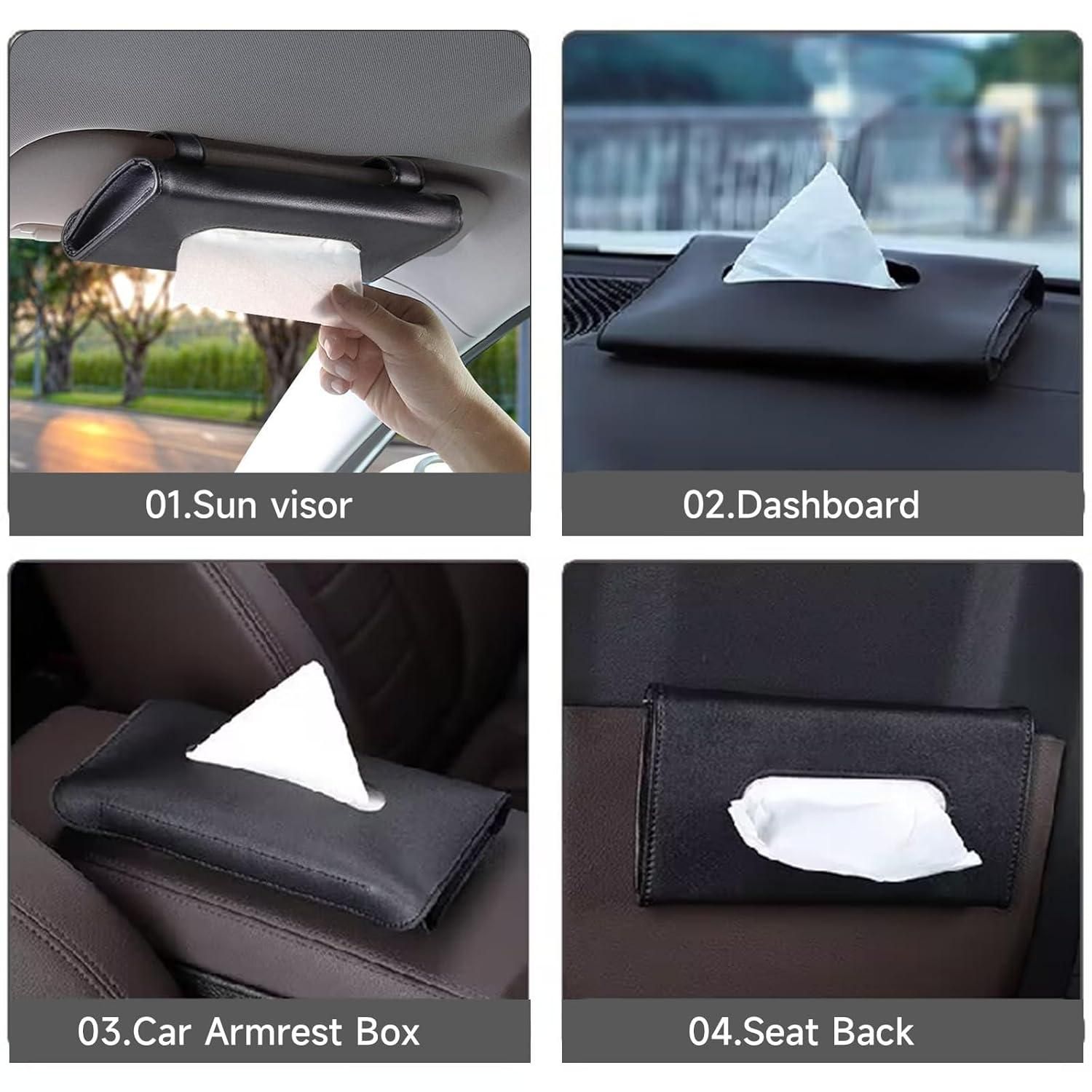 Automobile Car Sunshade Paper Towel Box - Gadgetbro