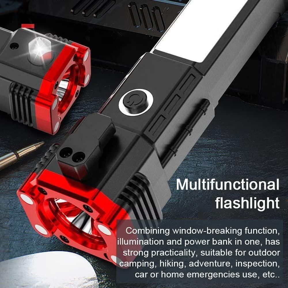 Portable Rechargeable Torch LED Flashlight - Gadgetbro
