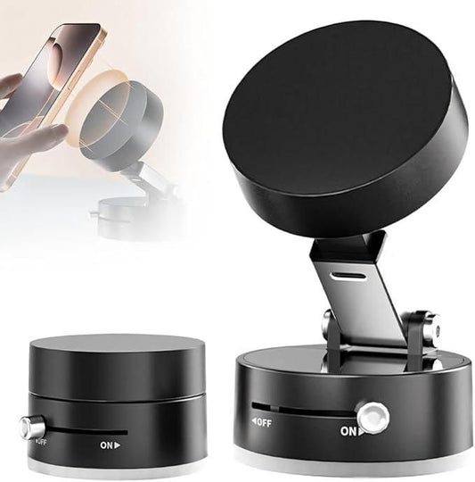 Vacuum Magnetic Suction Phone Holder - Gadgetbro