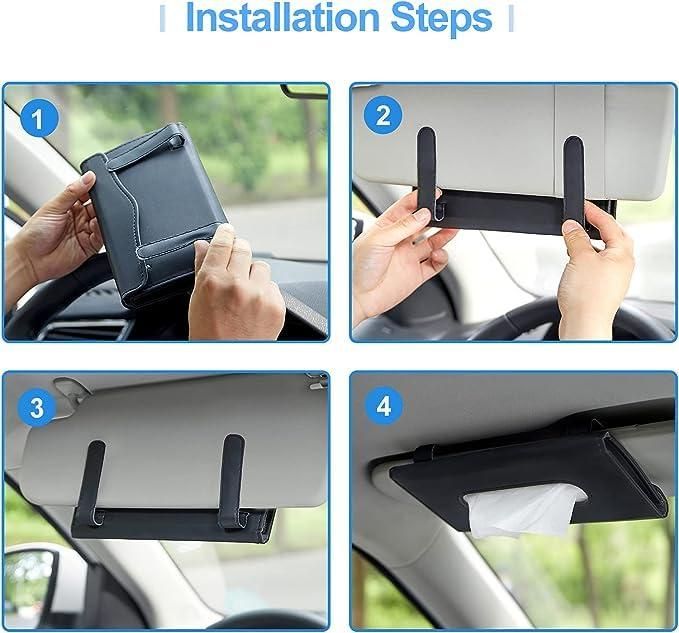 Automobile Car Sunshade Paper Towel Box - Gadgetbro