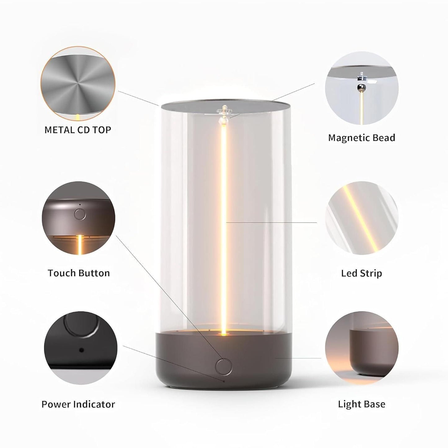 Magnetic lamp light - Gadgetbro