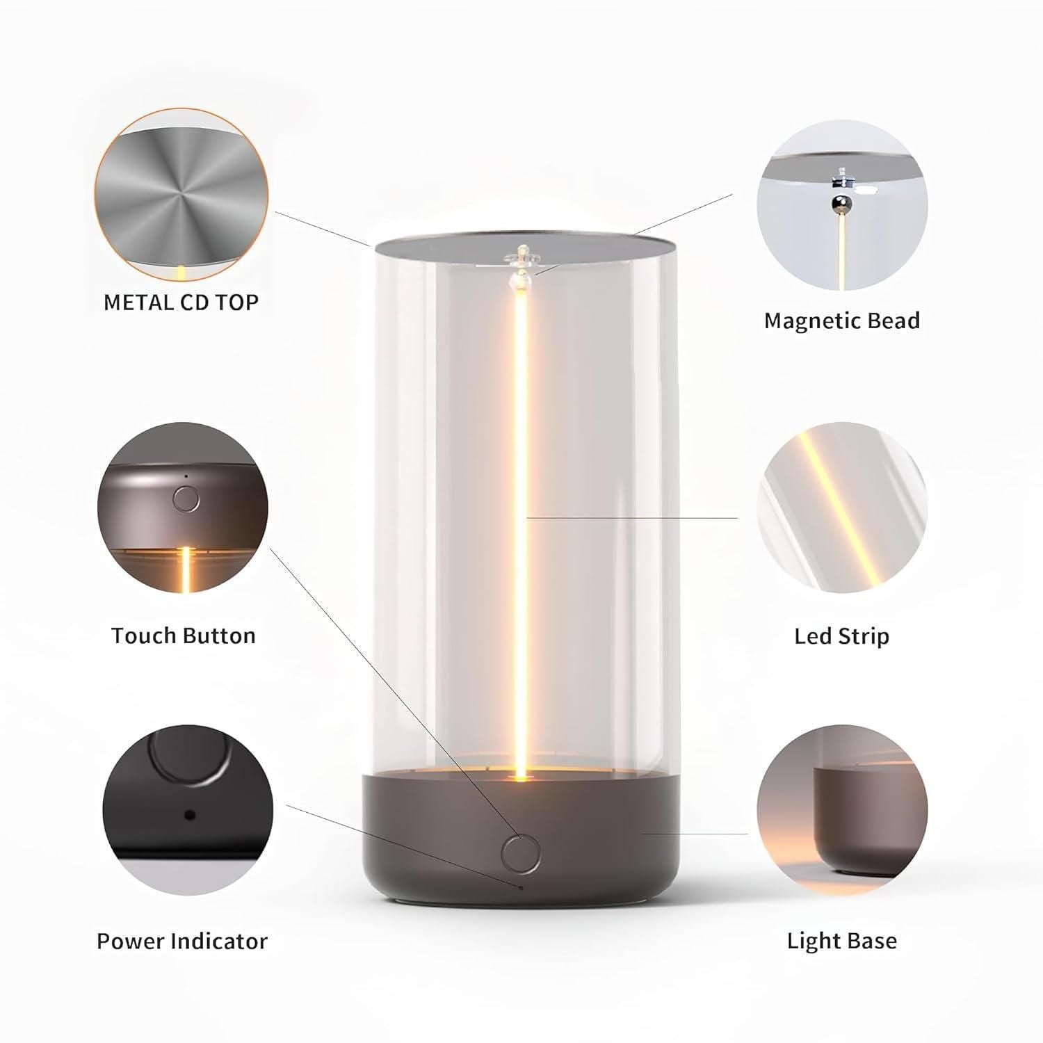 Magnetic lamp light - Gadgetbro