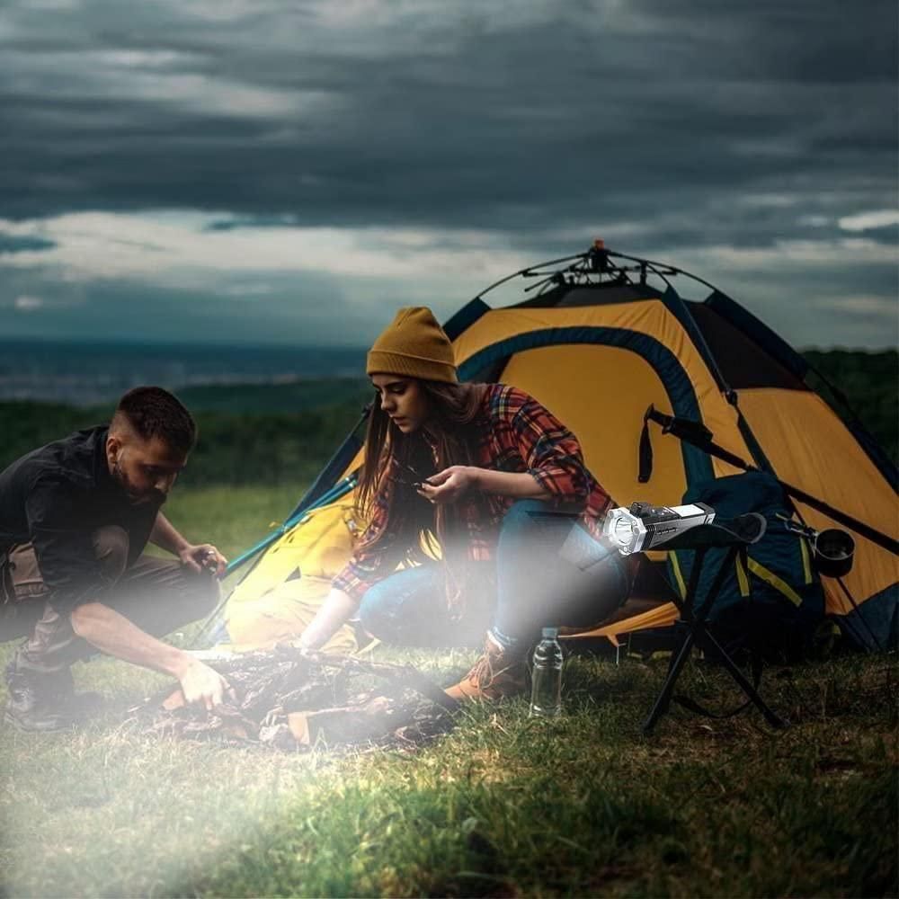 Portable Rechargeable Torch LED Flashlight - Gadgetbro