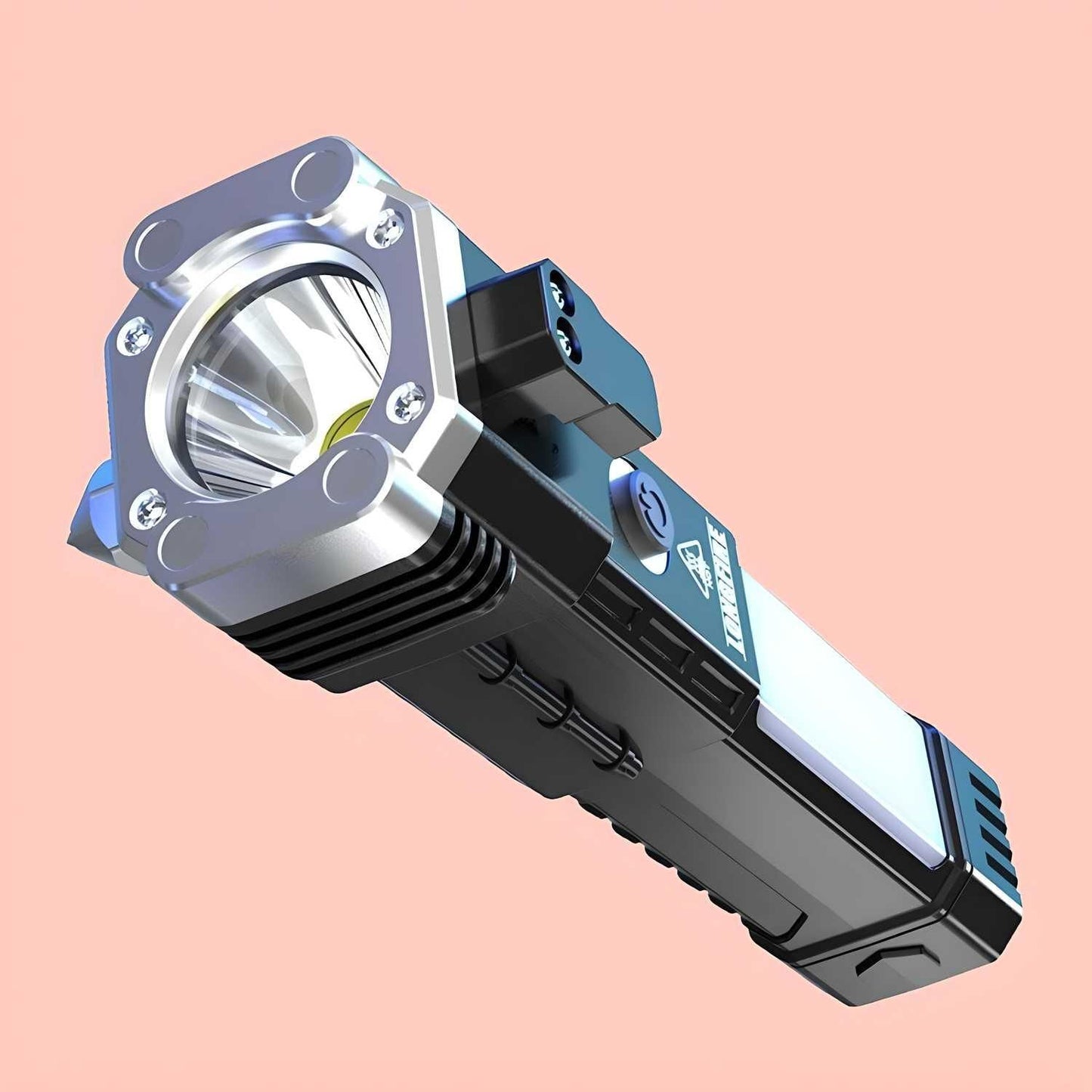 Portable Rechargeable Torch LED Flashlight - Gadgetbro
