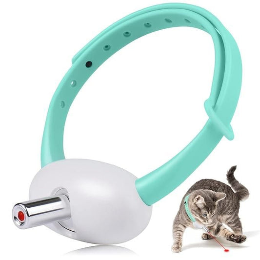 Pet Laser Collar Self Teasing Toy - Gadgetbro