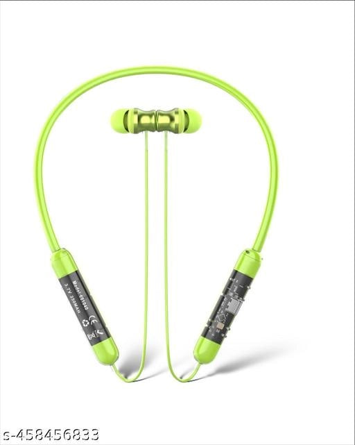 Wireless Bluetooth Neckband (Green)