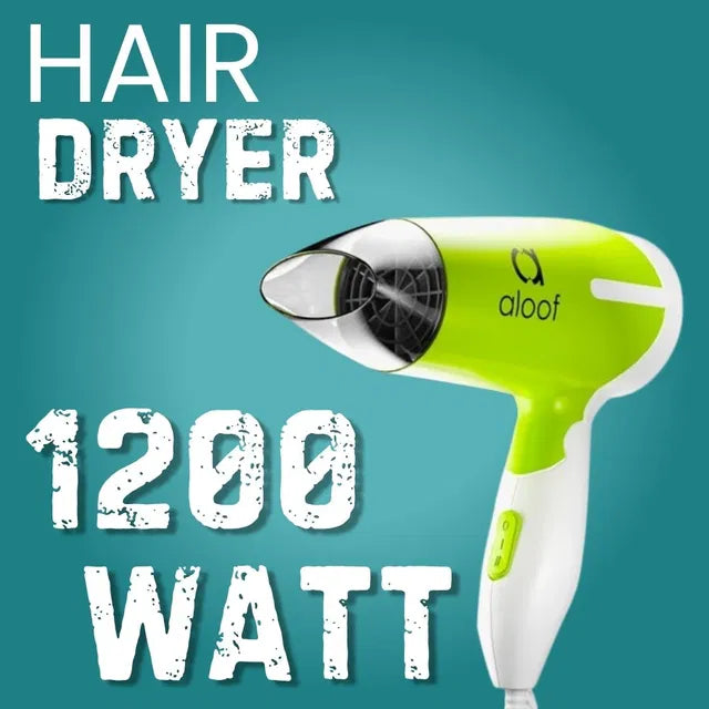 Ks-2800 hair drayar 1200W 2-in-1 Hair dryer and Transparent Concentrator | 4 Heat Settings with cooling air (Hot/ Warm)
